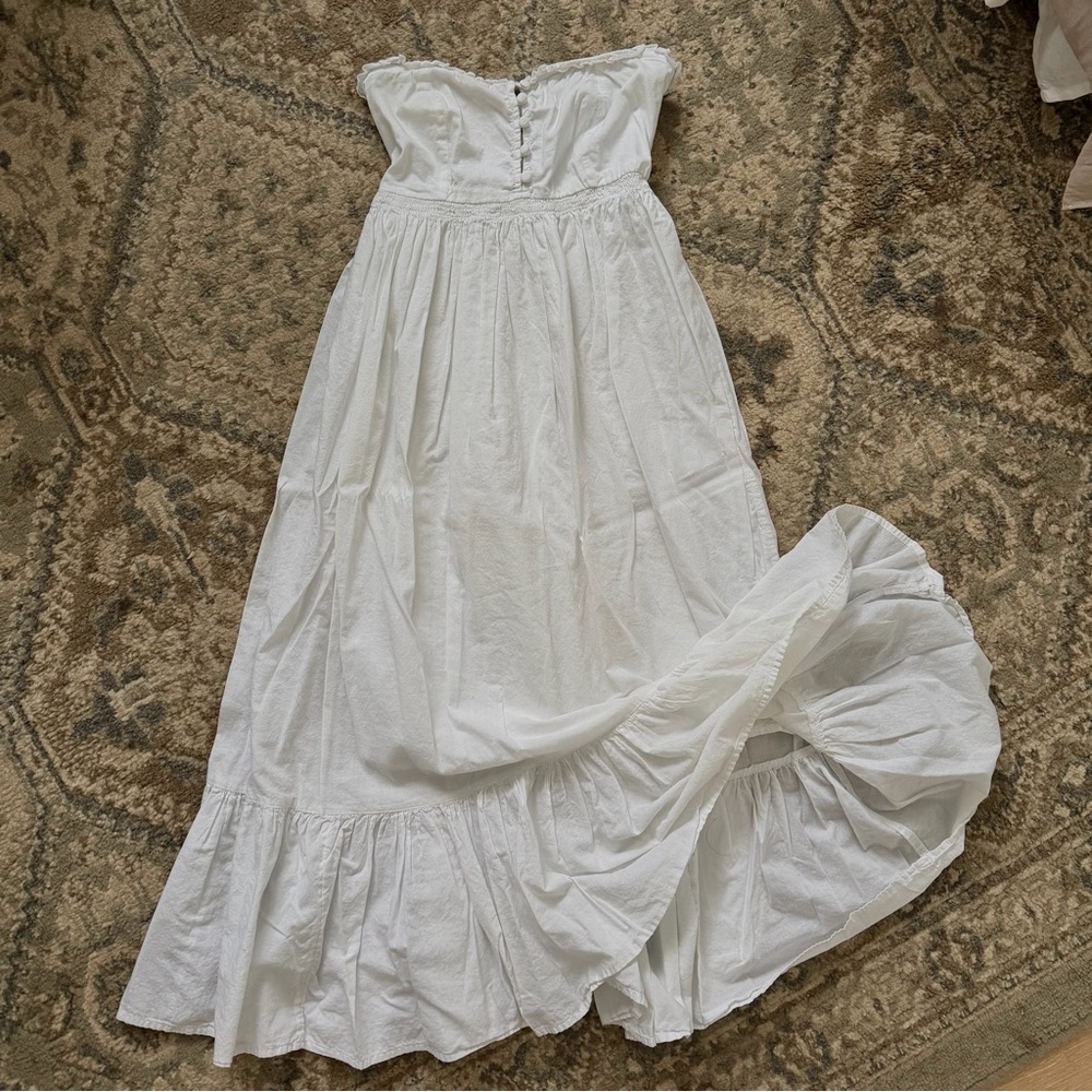 Urban Outfitters Strapless White Dress